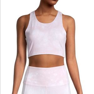 Marc New York Performance Tie Dyed Cropped Tank Top, Sz M, NWT